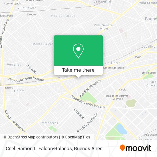 Cnel. Ramón L. Falcón-Bolaños map