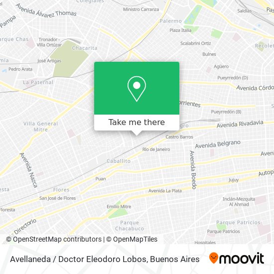 Avellaneda / Doctor Eleodoro Lobos map