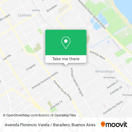 Avenida Florencio Varela / Baradero map