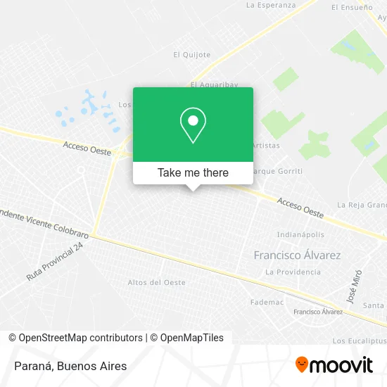 Mapa de Paraná