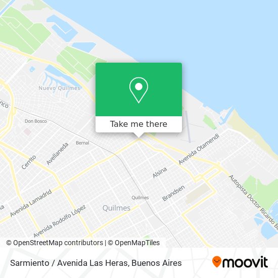 Sarmiento / Avenida Las Heras map