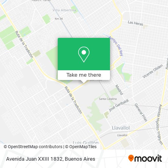 Avenida Juan XXIII 1832 map