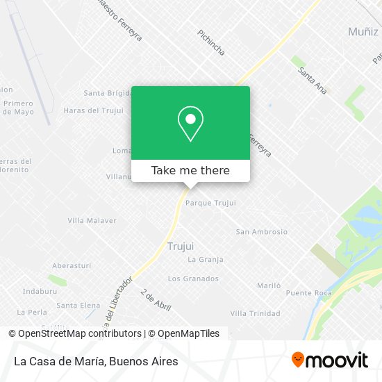 La Casa de María map