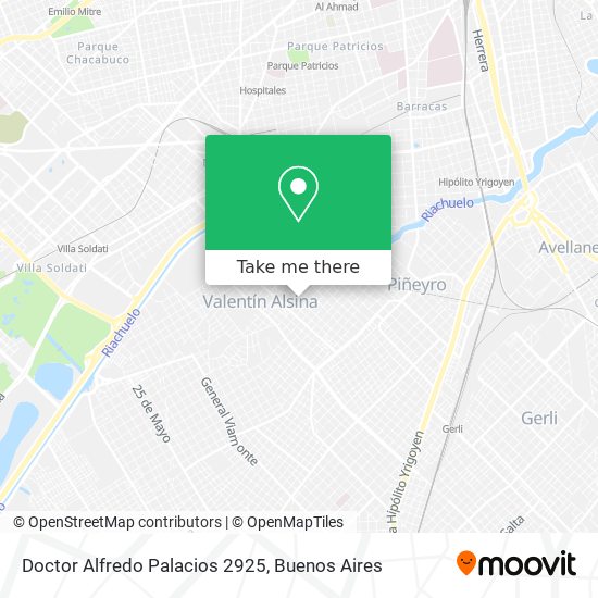 Doctor Alfredo Palacios 2925 map