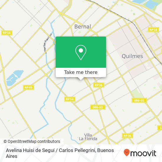 Mapa de Avelina Huisi de Seguí / Carlos Pellegrini