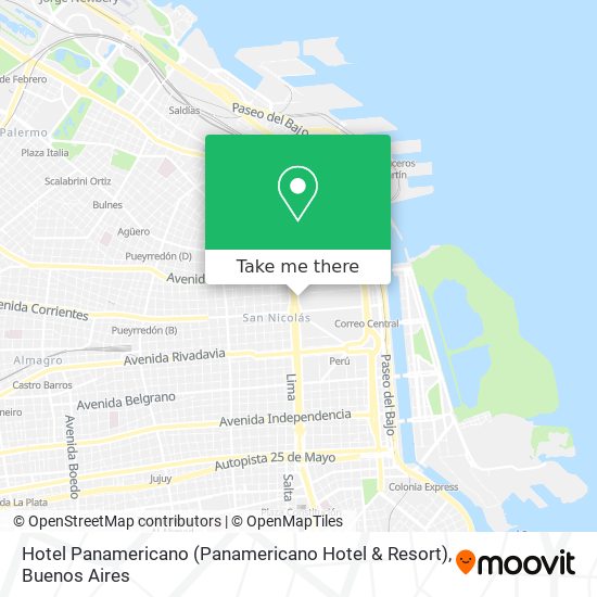 Mapa de Hotel Panamericano (Panamericano Hotel & Resort)