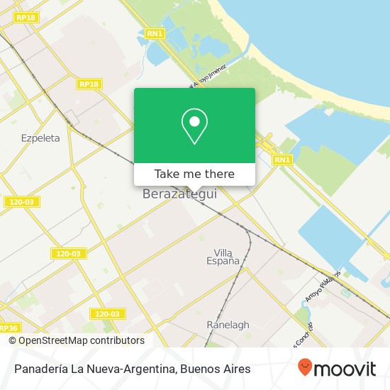 Panadería La Nueva-Argentina map
