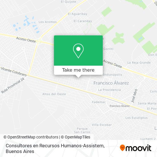 Consultores en Recursos Humanos-Assistem map