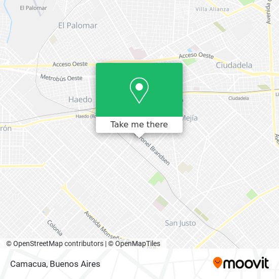 Mapa de Camacua