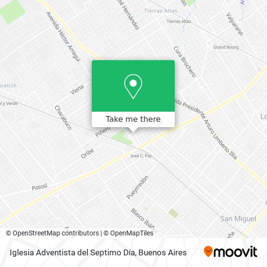Iglesia Adventista del Septimo Día map