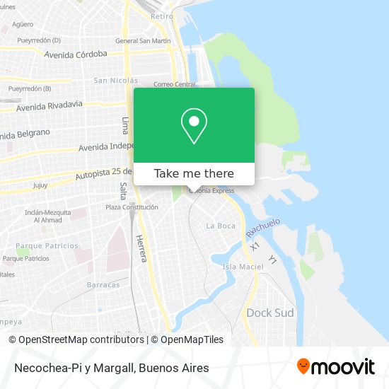 Necochea-Pi y Margall map