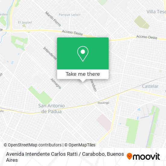 Avenida Intendente Carlos Ratti / Carabobo map