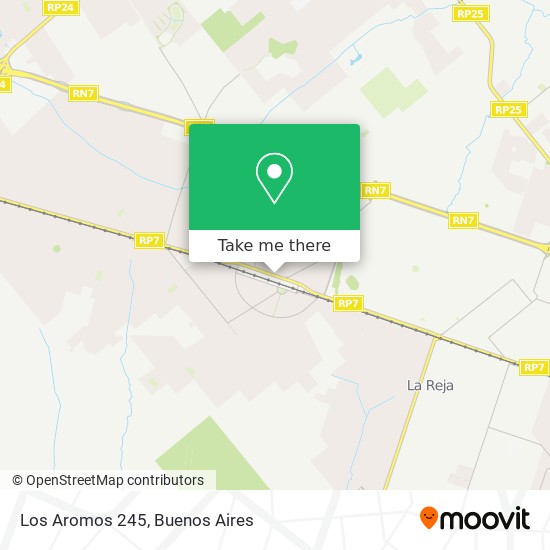 Mapa de Los Aromos 245