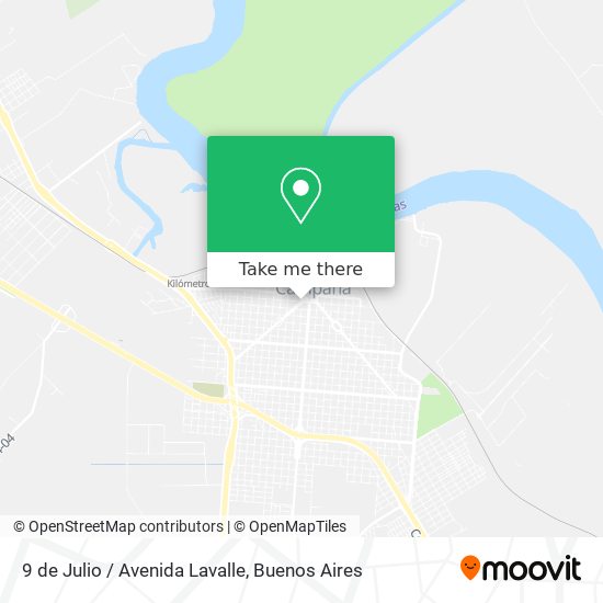 9 de Julio / Avenida Lavalle map