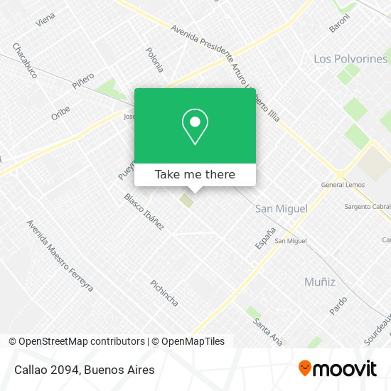 Callao 2094 map