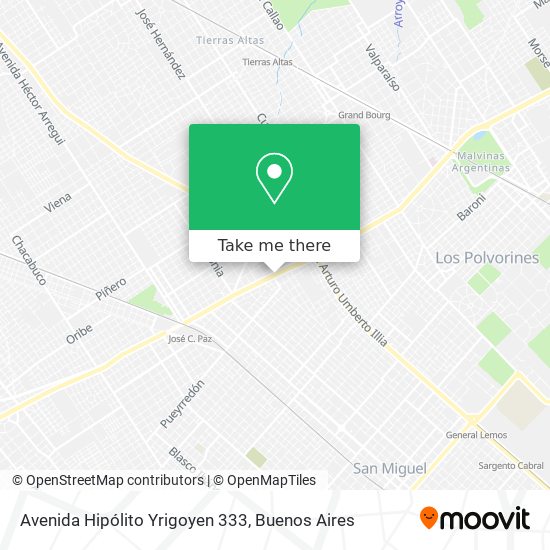 Avenida Hipólito Yrigoyen 333 map
