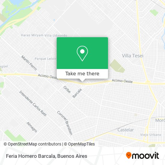 Feria Homero Barcala map