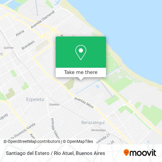 Santiago del Estero / Río Atuel map