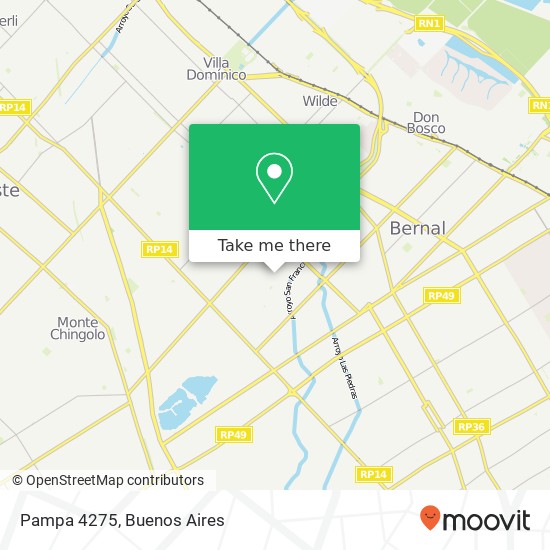 Pampa 4275 map
