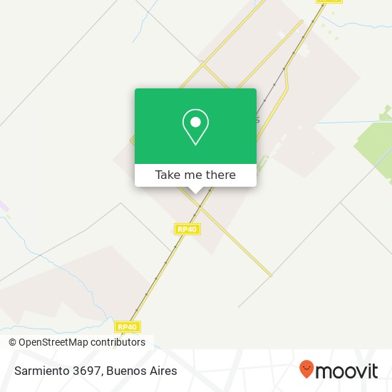 Sarmiento 3697 map