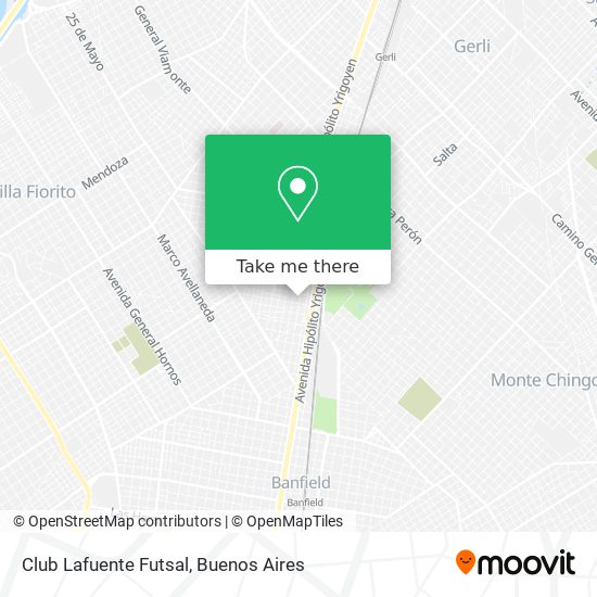 Club Lafuente Futsal map