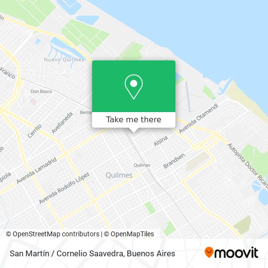 San Martín / Cornelio Saavedra map