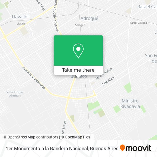 1er Monumento a la Bandera Nacional map