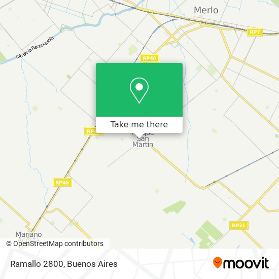 Ramallo 2800 map
