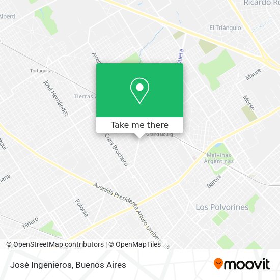 Mapa de José Ingenieros