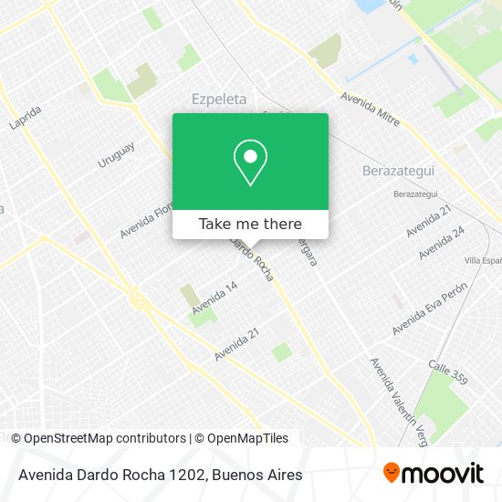 Avenida Dardo Rocha 1202 map