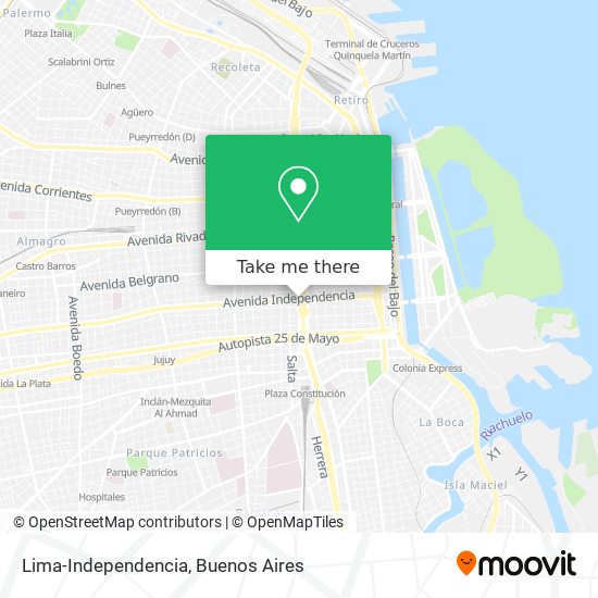 Mapa de Lima-Independencia