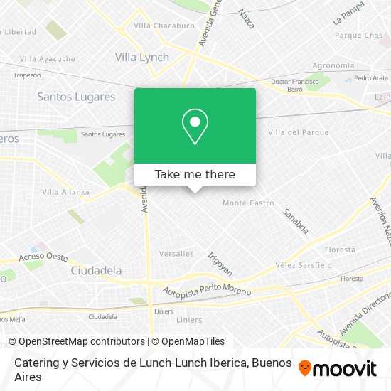 Catering y Servicios de Lunch-Lunch Iberica map