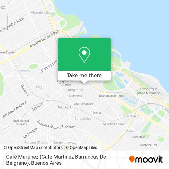 Café Martínez (Cafe Martinez Barrancas De Belgrano) map