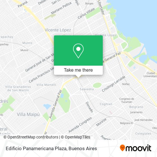 Edificio Panamericana Plaza map