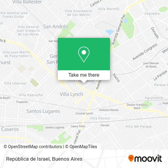 República de Israel map