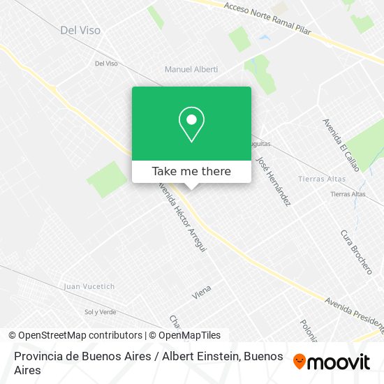 Provincia de Buenos Aires / Albert Einstein map