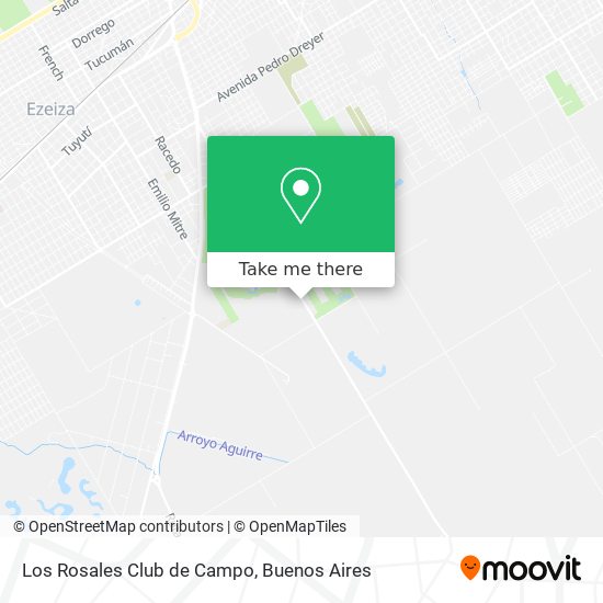 Mapa de Los Rosales Club de Campo