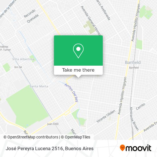 José Pereyra Lucena 2516 map