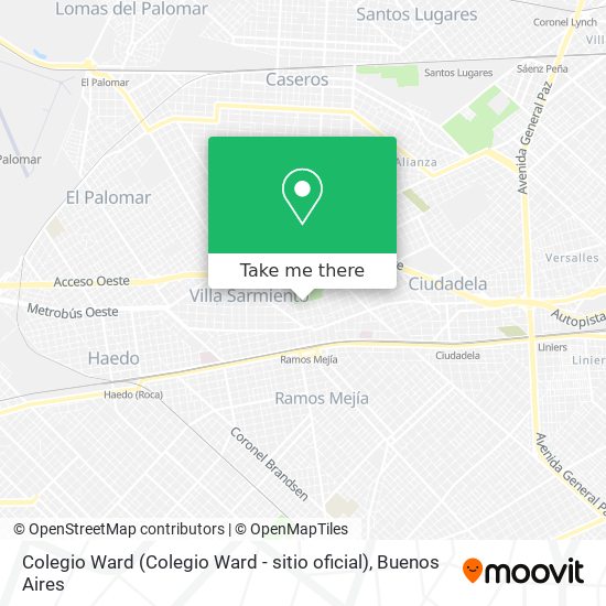 Colegio Ward (Colegio Ward - sitio oficial) map