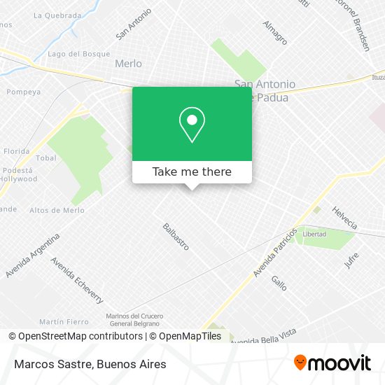 Marcos Sastre map