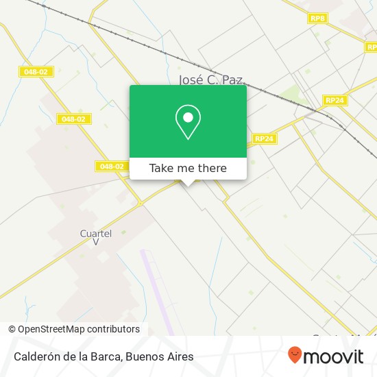 Calderón de la Barca map