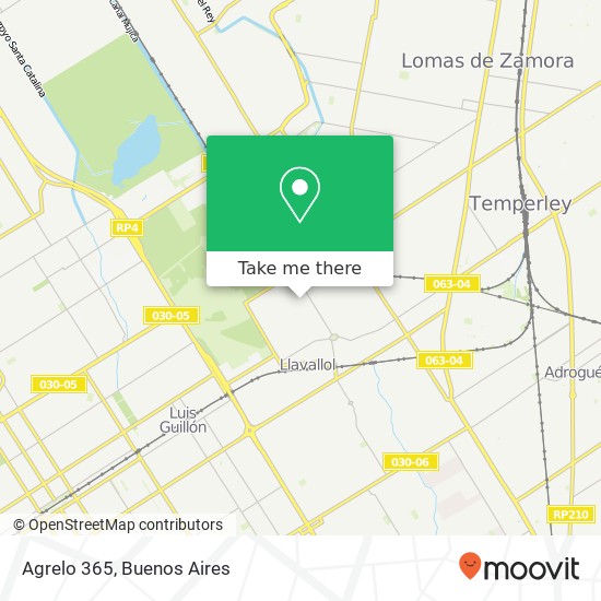 Agrelo 365 map