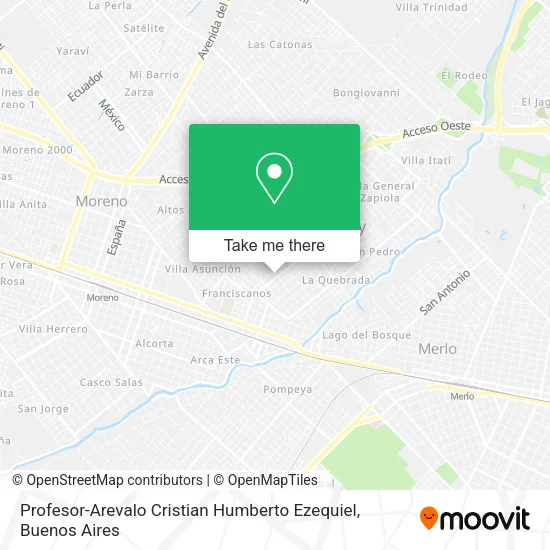 Profesor-Arevalo Cristian Humberto Ezequiel map
