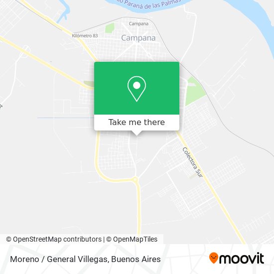 Moreno / General Villegas map