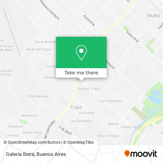 Galería Iberá map
