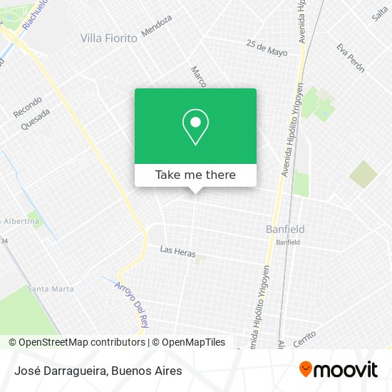 José Darragueira map