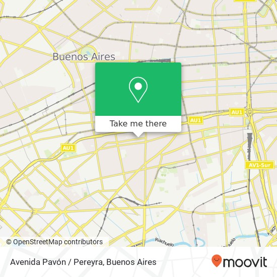 Avenida Pavón / Pereyra map