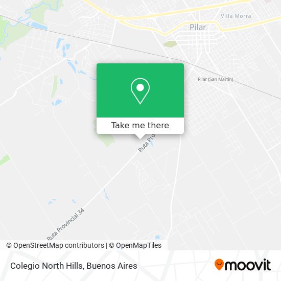 Colegio North Hills map