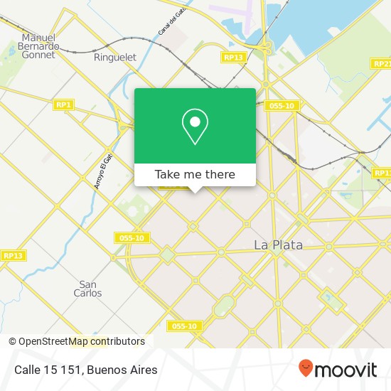 Calle 15 151 map