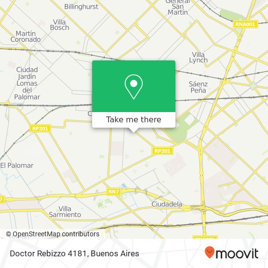 Mapa de Doctor Rebizzo 4181